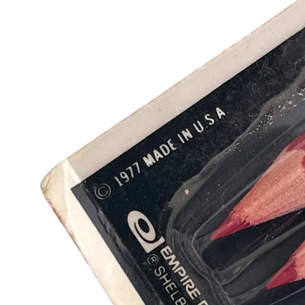 Vintage Pedigree Colored Pencils 1977 USA Red Finest Quality 70s